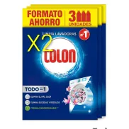 Limpia lavadora X2 Colon - Eliminador de olores, 3 x 250 ml
