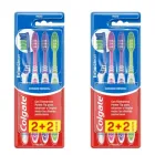 Pack 2+2 Cepillos de dientes Colgate Extra Clean medio