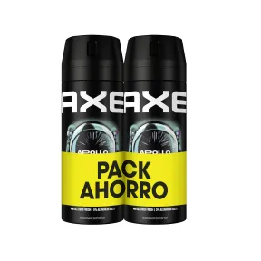 Desodorante Axe Apollo 2x150ml, Sin Aluminio y Dual Action