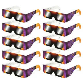 Gafas Homologadas ISO 12312-2: 10 Pairs de Eclipse Solar