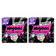 Pañal Braguita DODOT Ninjamas Corazones, 54 pañales 8-12 años