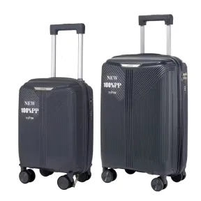 Juego de 2 maletas de viaje S7 STAR con ruedas silenciosas