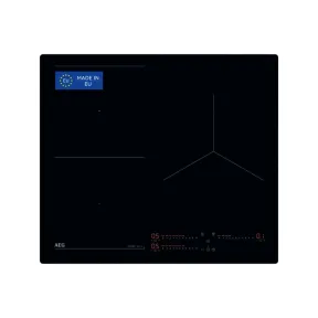 Placa de Inducción AEG TI63IQ10IB, 3 Zonas, Negro 58 cm