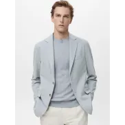 Verner slim fit americana de algodón