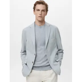 Verner slim fit americana de algodón