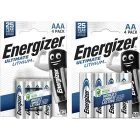 Pilas AA y AAA Energizer Ultimate Lithium - 8 unidades.
