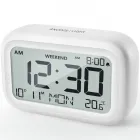 Reloj Digital de Noche con Pantalla LCD y Volumen Ajustable