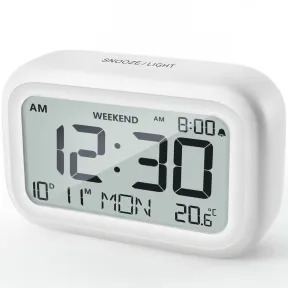 Reloj Digital de Noche con Pantalla LCD y Volumen Ajustable