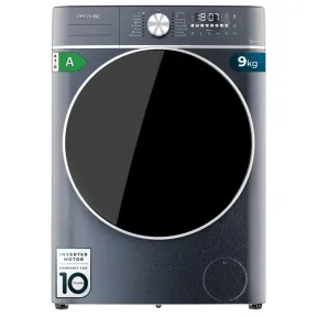 Cecotec DressCode 9800 - Lavadora Inverter 9kg, Ice Blue