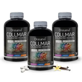 Pack de 3: Colágeno Marino Hidrolizado, Magnesio y Ácido Hialurónico