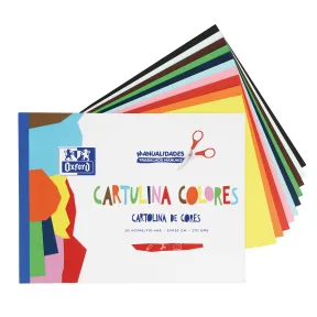 Cartulinas de Colores Oxford, 10 Hojas de 170g