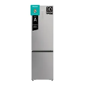 Frigorífico Combi HISENSE 413L 2 Puertas Inox A+ 203cm