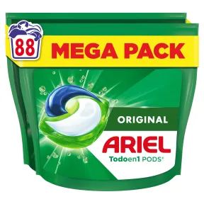 Ariel Original: 88 cápsulas de detergente multiacción