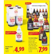 Pack de 6 cervezas belgas por 7,99 - Gulden Draak 4,99