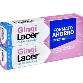 Pasta de Dientes Lacer GINGI-Duplo 125 ml, Protege Encías