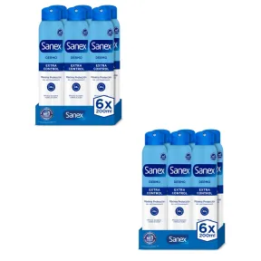 Desodorante Spray Sanex Dermo Extra Control 12x