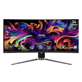 Monitor 34” UWQHD QD-OLED MSI MAG 341CQP 175Hz FreeSync