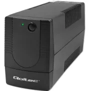 Batería de Plomo 650VA Sai Qoltec con Protección AVR