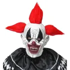 Máscara de asesino payaso con pelo destaque.