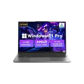 Blackview AceBook 8 Pro: Portátil 16" AMD Ryzen 7, 16GB RAM
