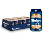 Pack 24 Latas Mahou 0,0 33cl - Precio final: 8.74€
