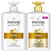 Champú y Acondicionador Pantene Pro-V para Pelo Dañado 1L + 800ml