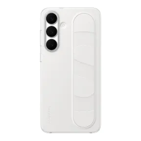 Funda Standing Grip para Galaxy S25 FE, Correa y Atril, Blanca