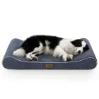 Cama Impermeable para Perro Grande COZY KISS 114x76cm Azul