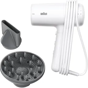 Secador Braun HD2.21, 2200 W, IONTEC, difusor y boquilla