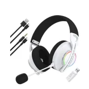 Auriculares Blackfire BFX-W100 Pro para PS5 inalámbricos blancos