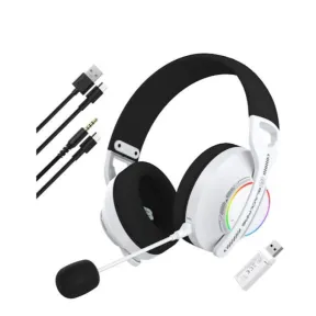 Auriculares Blackfire BFX-W100 Pro para PS5 inalámbricos blancos