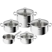 Juego de 5 Piezas Tefal Duetto On con 3 Accesorios Inoxidable