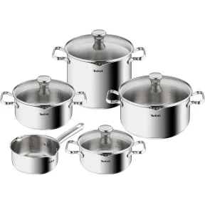 Juego de 5 Piezas Tefal Duetto On con 3 Accesorios Inoxidable