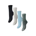 Calcetines lúrex para mujer - Pack de 4 unidades