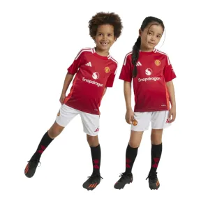 Set Home Niños Manchester United 2024/2025 Rojo ADIDAS