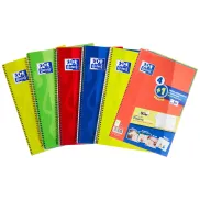 Cuadernos A4 Oxford: Pack de 5, Tapa Extradura, Pizarra