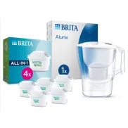 Jarra Filtrante BRITA Aluna + 5 Filtros MAXTRA PRO 2,4L