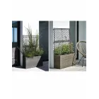 Jardinera negra o marrón TRANA A30xL83xA130