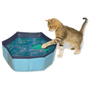 Parque de juegos exterior Croci: piscina plegable para gatos