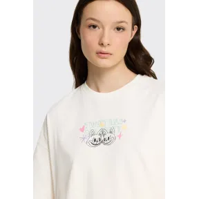 Camiseta Mujer Oversize Kufi Polinesia Casual.