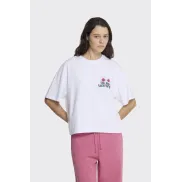 Camiseta Oversize Mujer Polinesia Hielo Casual.