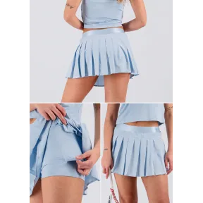 Falda Pantalón Tenis azul y blanco - Tallas XS a L