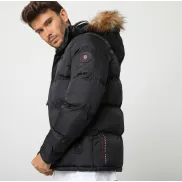 Anorak negro Geographical Norway - Tallas S, M, L, 2XL