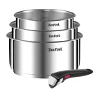Cazos de Acero Inox Tefal Ingenio Emotion - Juego de 3 Piezas