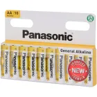 Pilas Panasonic AA, 10 unidades en paquete