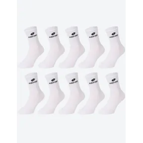 10 calcetines Lotto - Neutros en blanco y negro 39-46