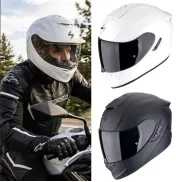 Casco SCORPION EXO 1400 EVO II Air Blanco y Negro XL/2XL