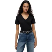Camiseta de Mujer Tommy Hilfiger New Slim Cody V-Neck