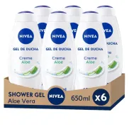 Pack Ahorro NIVEA Gel de Ducha Aloe Vera 6 x 650ml
