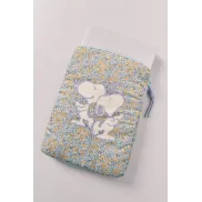 Funda Snoopy para tablet con flores, 20x27x1.5 cm.